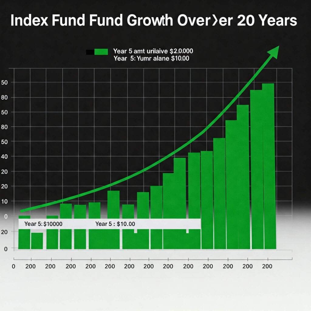 Investment growth over 20 years.