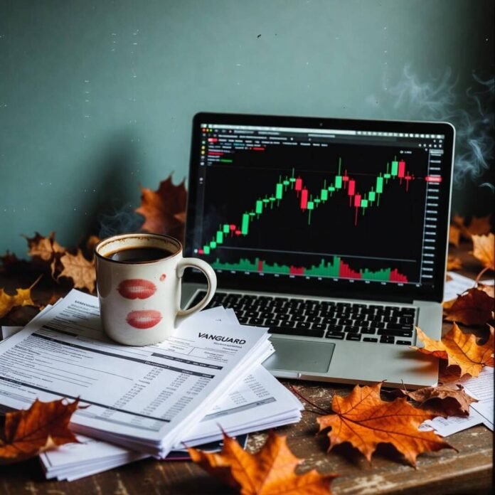 Cluttered desk, cold coffee, charts, autumn leaves. Cluttered desk, cold coffee, charts, autumn leaves.