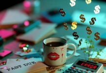 Financial Consulting for Beginners: How It Works and Why It’s Essential Chaotic desk, past-due bills, hopeful plant, floating dollars.